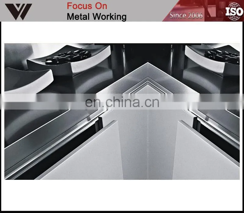 Custom Stainless Steel High Quality Simple Design Modern Kitchen Cabinet