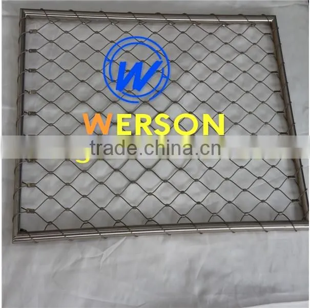 architectural design wire rope mesh ,stainless steel wire rope mesh/ net with ferrule | generalmesh