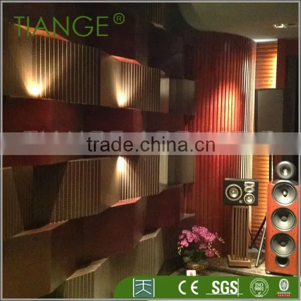 Solid wood conner bass trap, sound diffuser panel