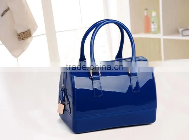 new summer candy silicone beach bag