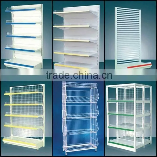 Supermarket Gondola shop shelving Metal Shelving