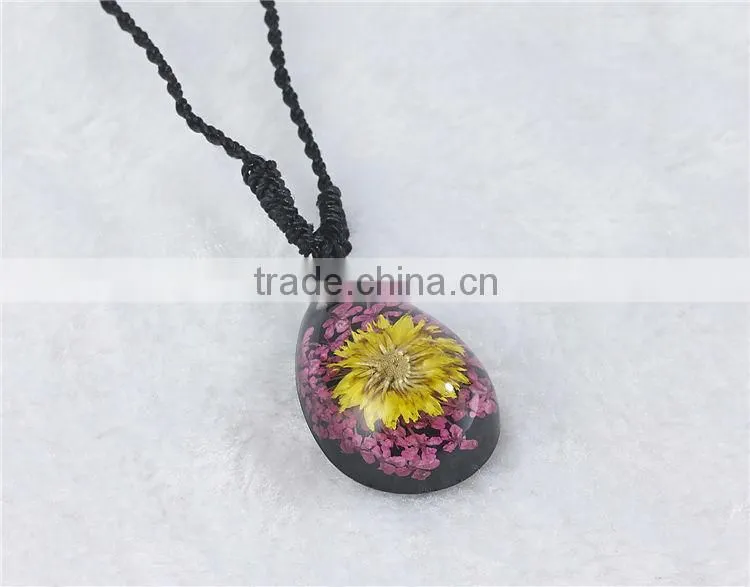 Real insect flower sea life embedded Wholesale fashion women necklace