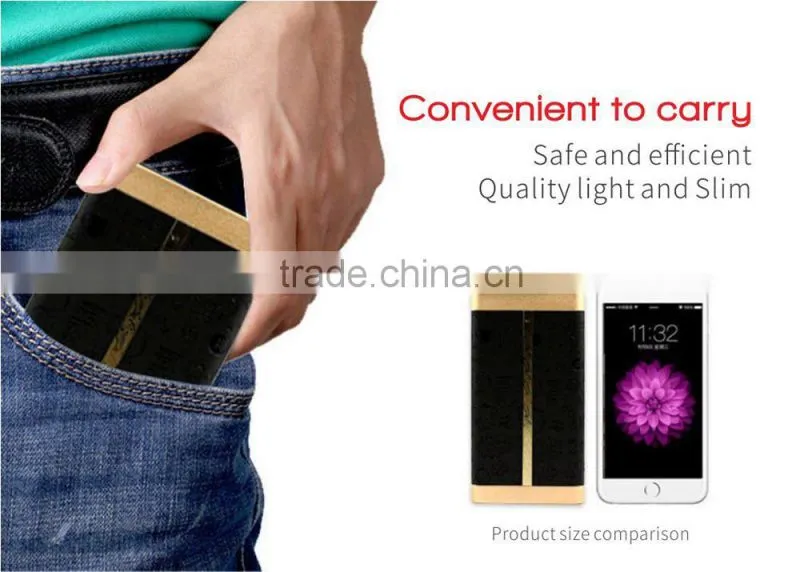 Dual USB outport 10000mah portable charger mobile power bank