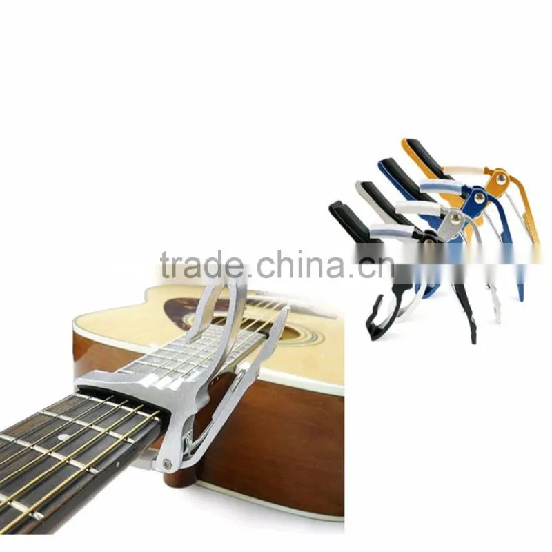 High Quality Aluminium alloy Colorful Bass Guitar Capo Key Clamp for student