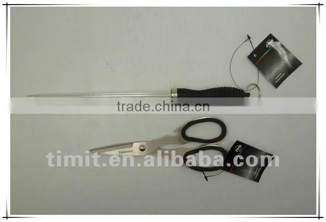 8pcs stainless steel solid handle good quality with block kitchen knife