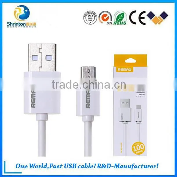 Wholesale Cheap price REMAX Micro USB cable phone charging cable for Samsung Android phone