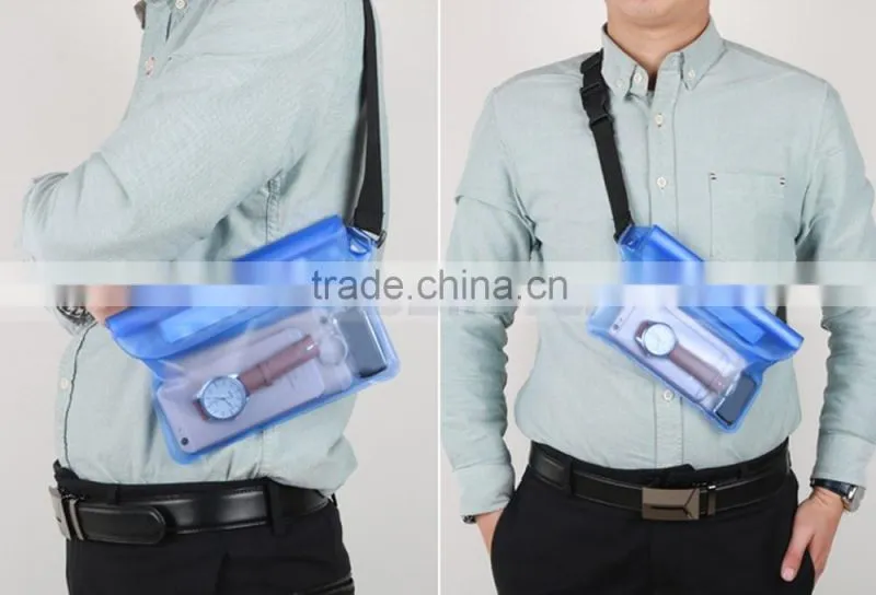 215*150mm Waterproof Big Waist Bag for iphone 6 6plus 5s 5c galaxy note2/3/4 s4 s5 underwater sports bag