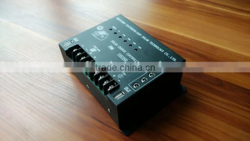 Factory supply 12v 24v 48v solar charge controller with USB output, pwm solar charge controller manual, 30A/50A solar controller