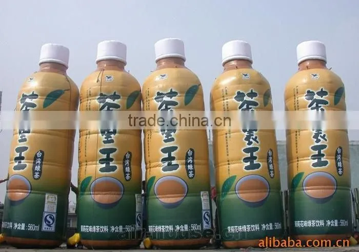 cheap inflatable beer bottle for promotion / advertising inflatable bottle / inflatable wine bottle