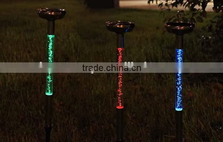 Stainless steel solar acrylic garden led light
