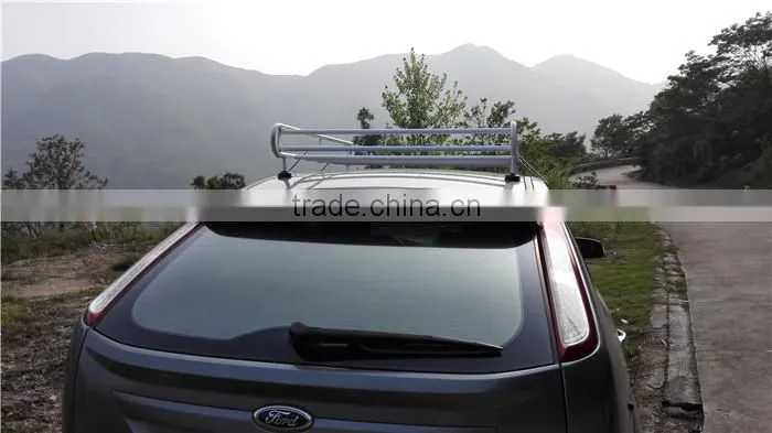 steel white luggage carrier