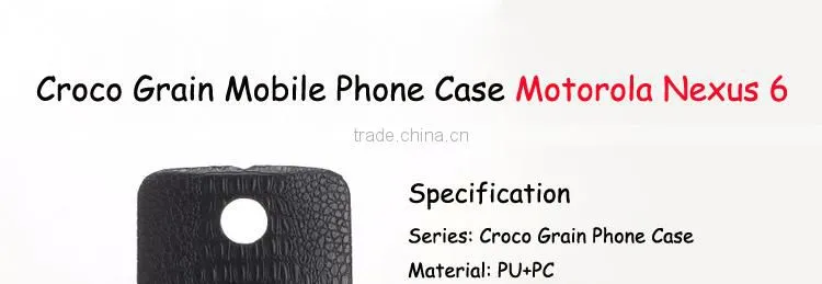 Hot Crocodile Beauty Case For Motorola Nexus 6 Case