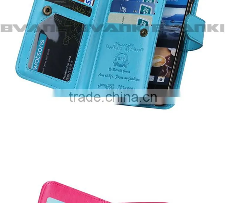Wallet Credit Card Stand Leather Case For Samsung Galaxy S6 G9200/HTC One M9,Leather Case For HTC ONE 2 M9 Amazon mobile phones