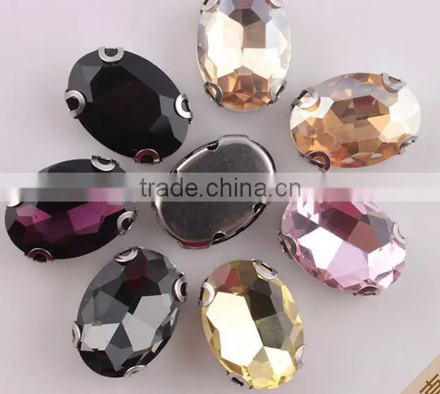Sedex Audited Factory 2 Pillar Oval shape acrylic bead with catcher