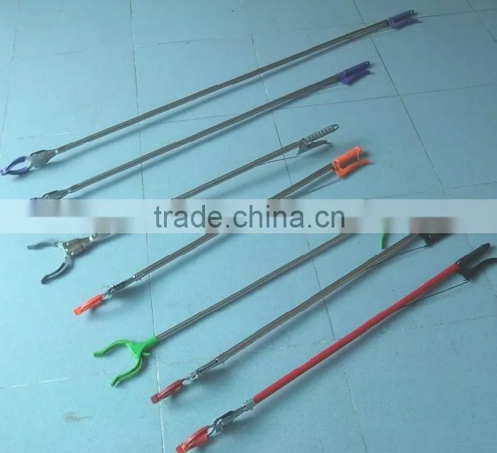 flexible telescopic folding pick up and reaching tool pickup clip