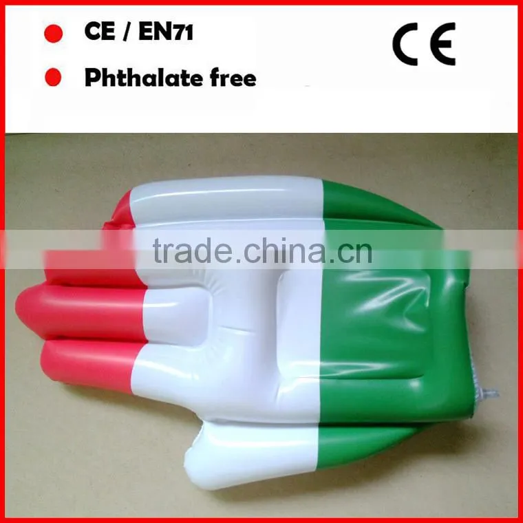big hand for cheering/inflatable cheering hands/inflatable middle finger hands