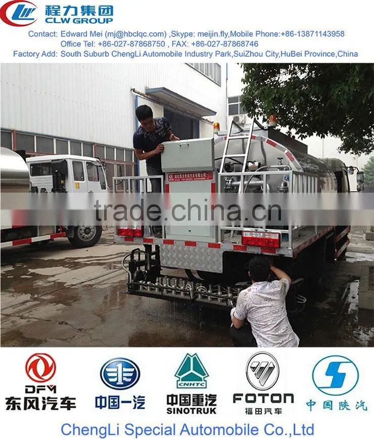 6000 liter bitumen paver, 6 m3 bitumen tanker truck