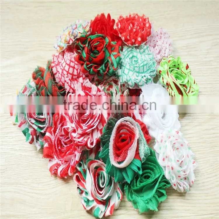 shabby flowers , shabby chic bow , wholesale hair bows