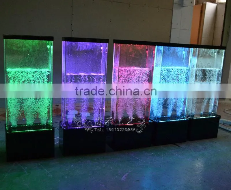 GH-DS723 Best sale colorful led light clear acrylic water bubble wall, led lighting indoor wall, panel bubble wall