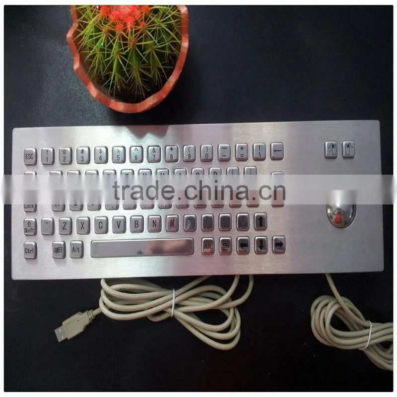 Hot sale metal mechanical keyboard with trackball