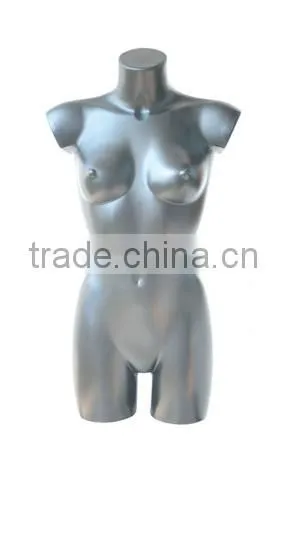 Cheap grey upper-body female no head hand torso stand without help factory