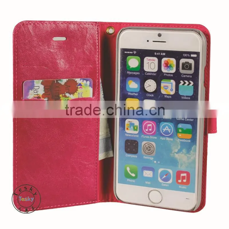 mobile phone case for iphone 6 ,book folio case for iphine 6