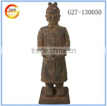 hot sale classical large garden statues of terracotta warriors garden decoration