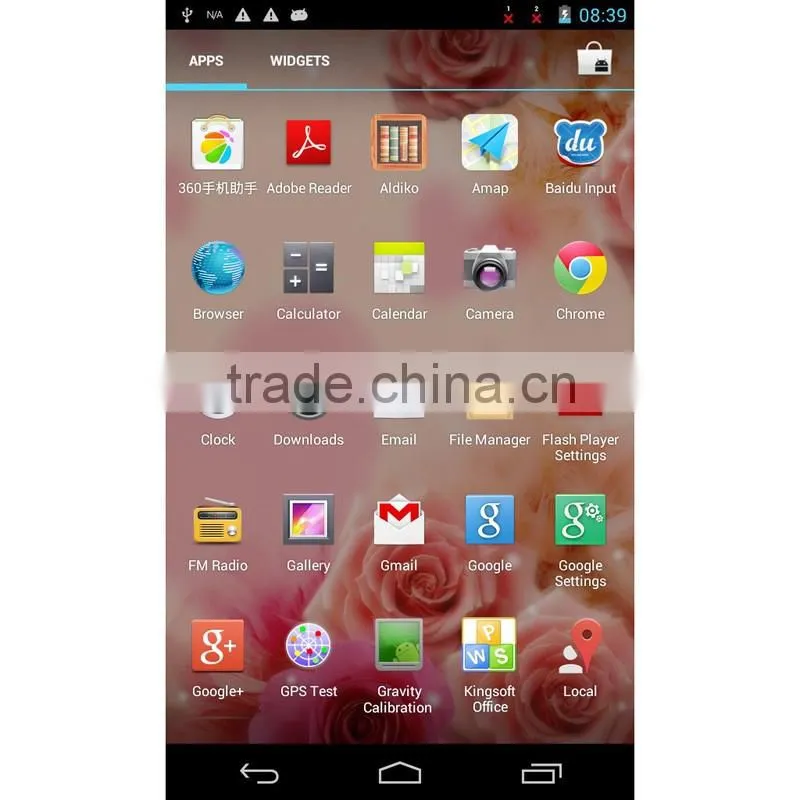 Factory Android 4 Wi-Fi 8GB Quad Core 7 inch 3G Red Tablet
