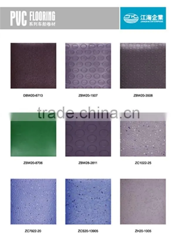 PVC flooring covering for travel bus and mid-bus
