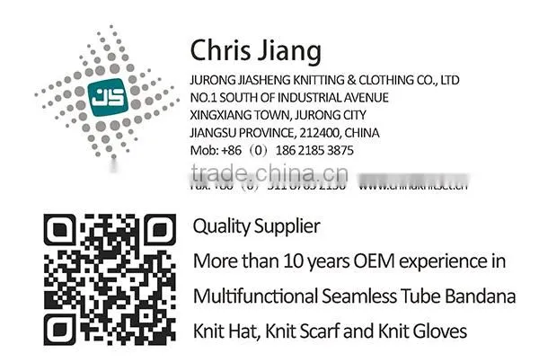 Custom printed microfiber tube headwear