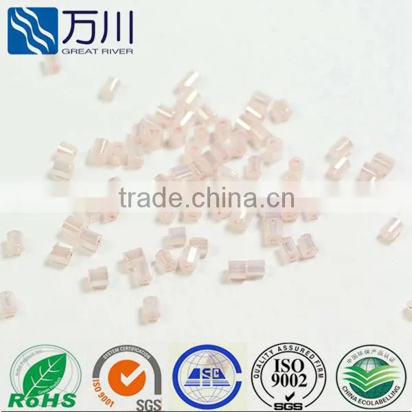 Wholesale New Trend 11/0 Rainbow Glass Bugle Beads For Jewelry Making