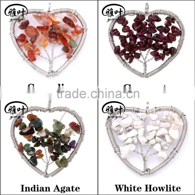 Wholesale natural semi precious stone Skull shape Pendant
