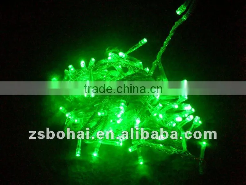 green led christmas star string l