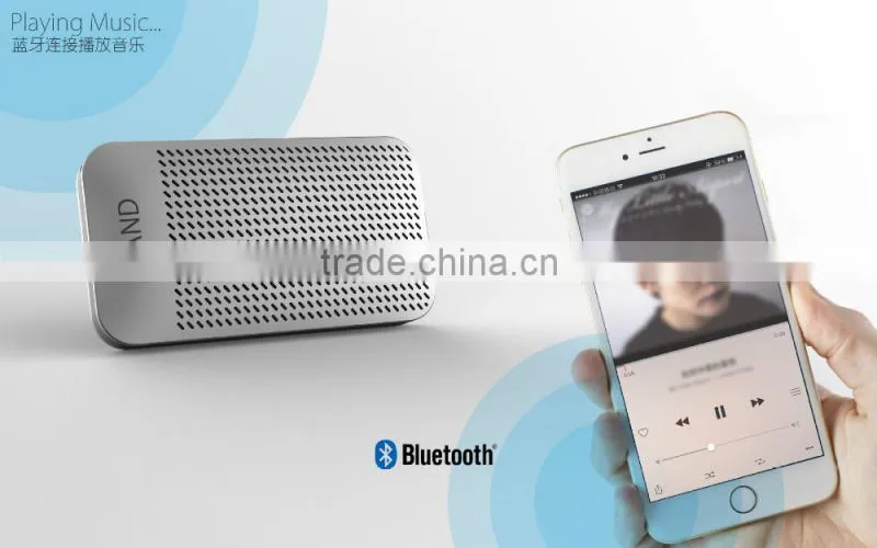 Portable bluetooth speaker power bank with 5000mAh capacity suitable for smart phone