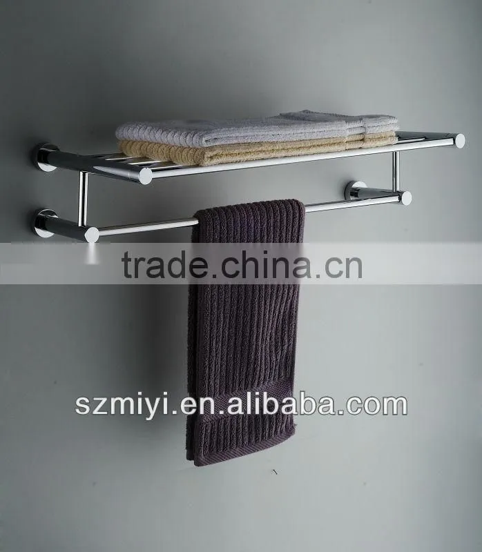 bathroom brass chromed towel bar