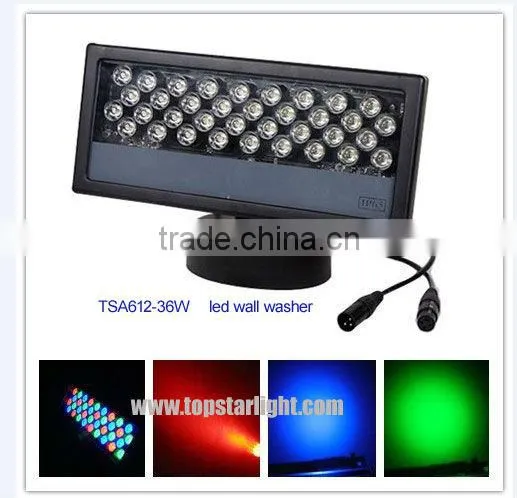 36W Waterproof RGB LED wall washer light