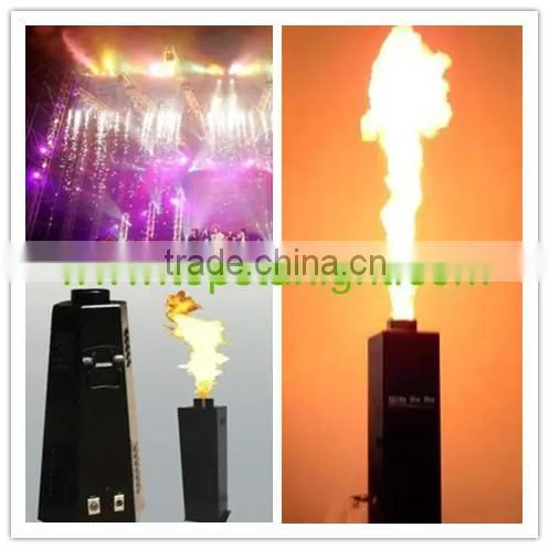 DMX 512 spray fire machine portable stage equipment fire machine six corner spray fire machine