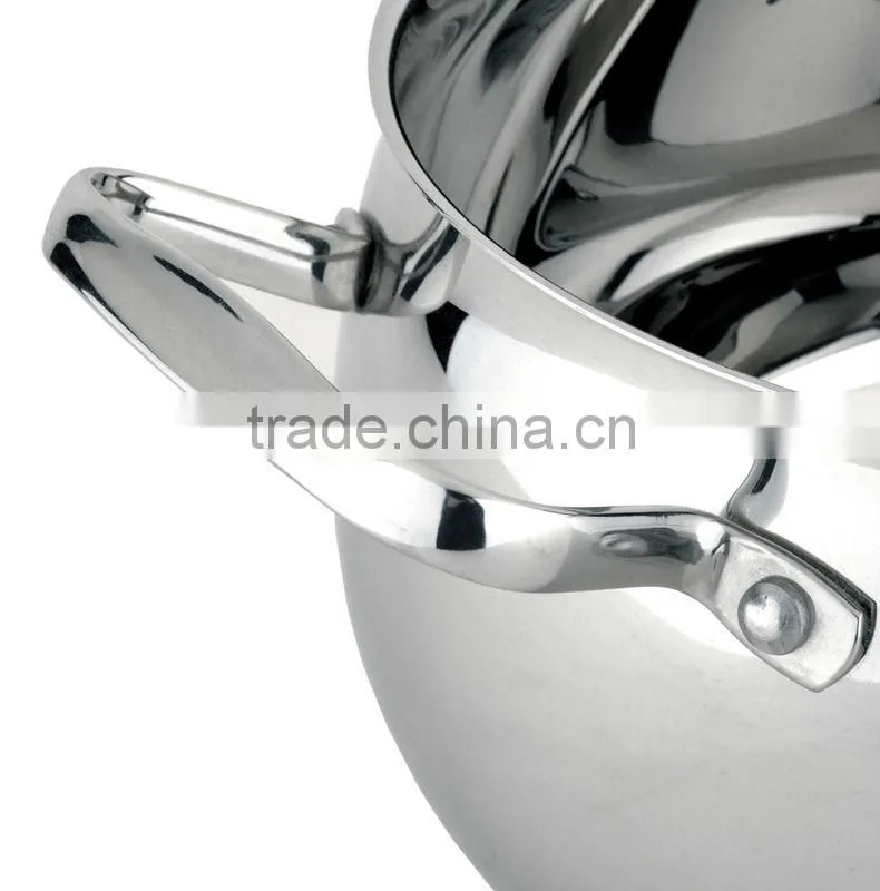 Charms dishwasher safe high quality induction stainless steel cookware set