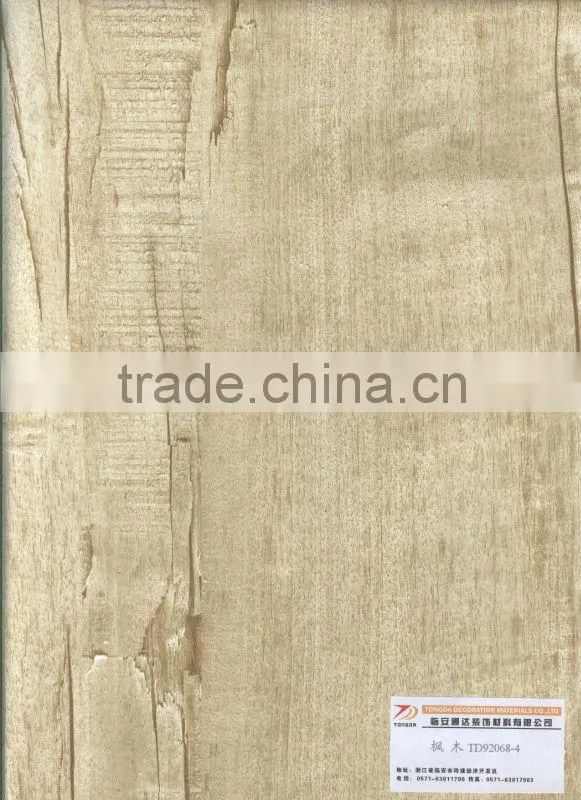 Salable Adhesive Decorative Paper for Laminates