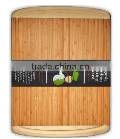 extra-large organic and eco-friendly bamboo pizza cutting board and chopping board set factory directly