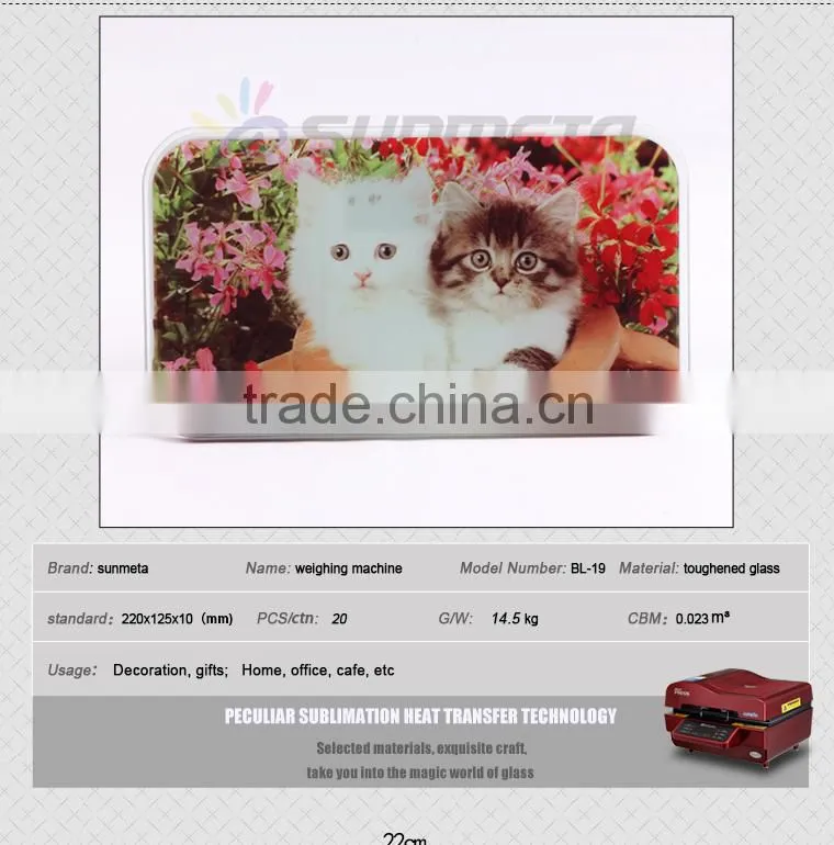 High Quarlity Sublimation mini electronic scale Wholesale