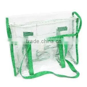 BOPP pvc soft zipper bag