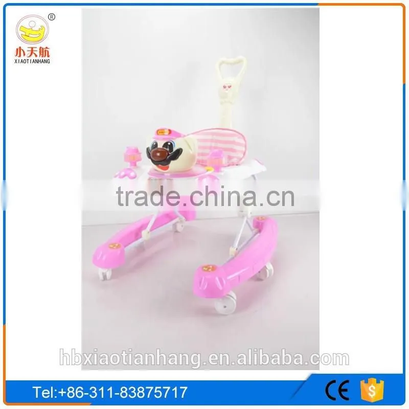 inflatable round baby trolley walker for infant