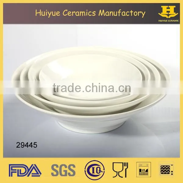 wholesale white porcelain noodle bowl with chopsticks