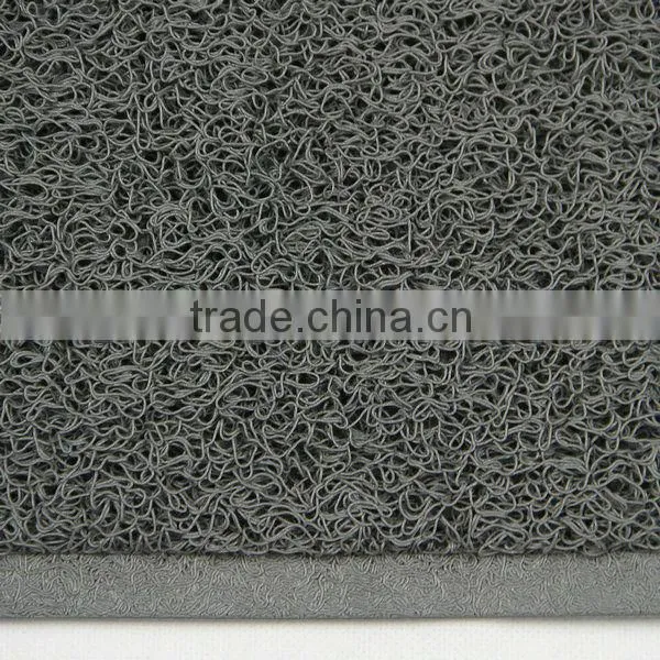 Coil mat with letters