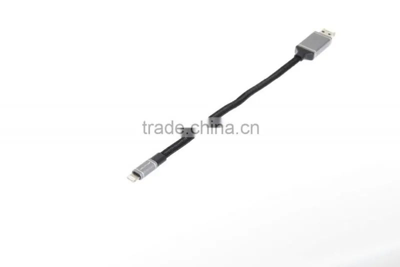 Walnut OTG Cloud 15cm round braided cable