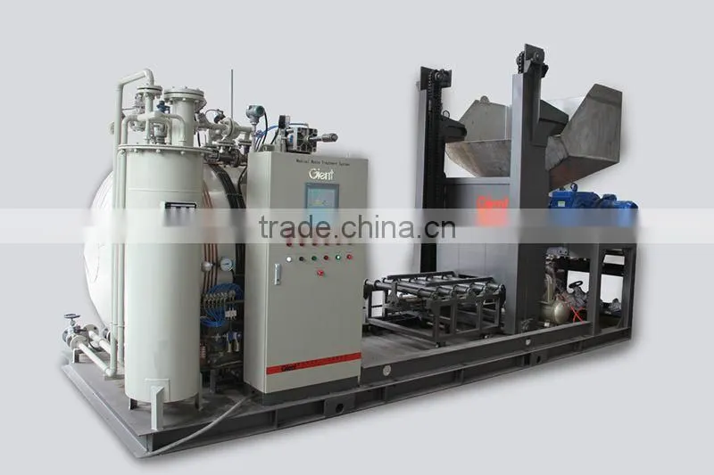 AUTOCLAVE/ BOILER/ SHREDDER/BIN DUMPER/ AUTO TRANSFER LINE--MWO160(Capacity:160kg/cycle; 2t/day)