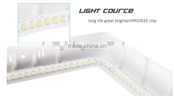 White surface mounted square dimmable led lights 6W 80lm/w white trim SMD