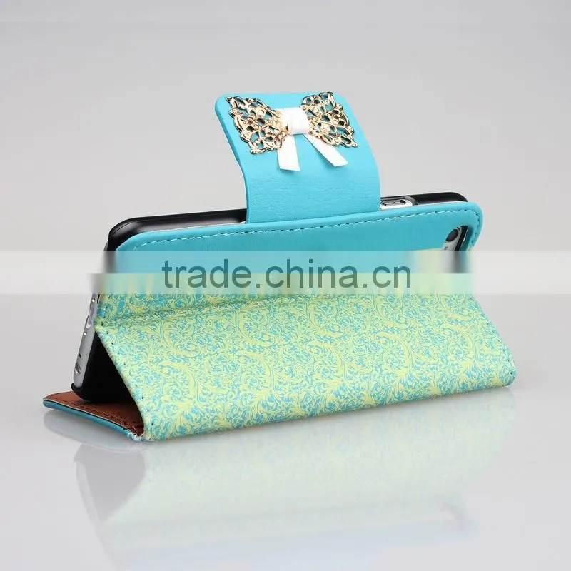 Fashion Flip case by Pu leather for iphone 6, 6 plus
