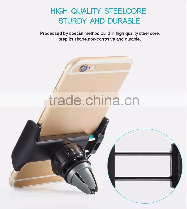 2016 Dongguan Factory wholesale new design universal air vent magnet car holder for iPhone